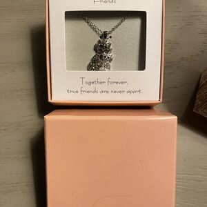 Silver Cat Pendant Necklace